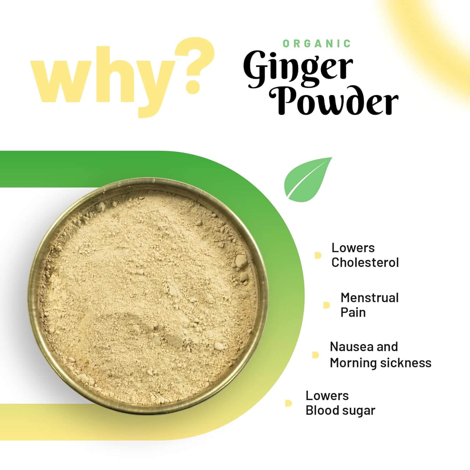 Vedahillz Ginger Root Powder for Cooking and Health Made from Selected Fresh Ginger